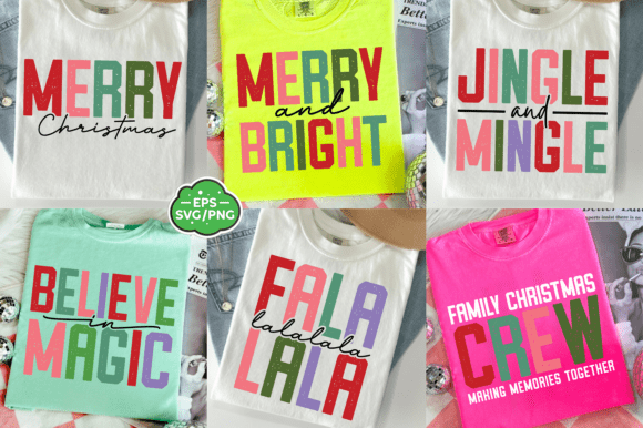 A Festive Christmas Bundle for Crafting Graphics & T-Shirt Designs
