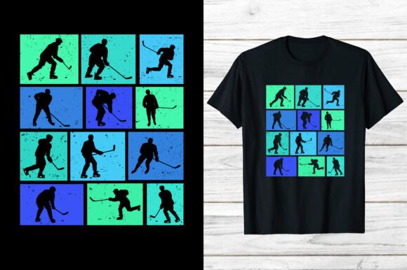A Retro Hockey Shirt Design for Authentic Vintage Graphics