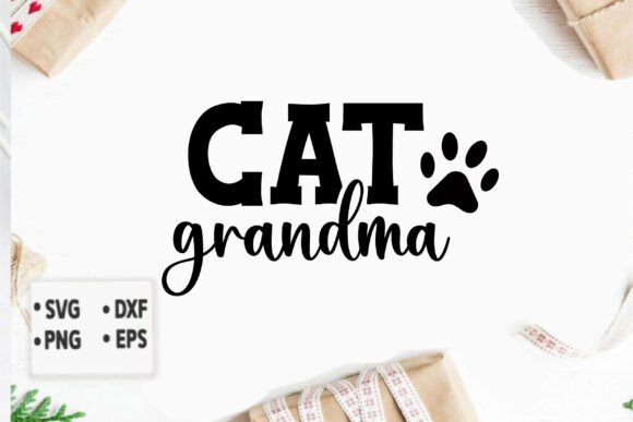 Cat Grandma: A Versatile Graphic Asset for Authentic Branding