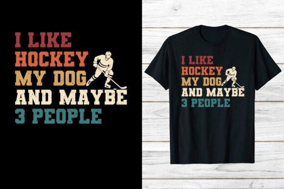 Embroidery Designer's Take on Like Hockey Dog and Maybe 3 People