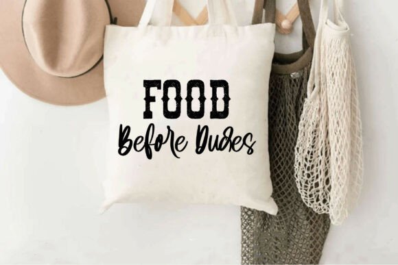 Food Before Dudes: A Playful Graphic Set for Brand Identity