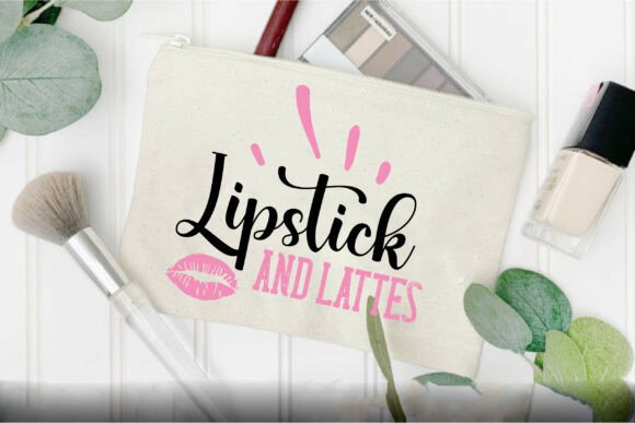 Lipstick and Lattes: Graphics for Branded Packaging and T-Shirt Designs