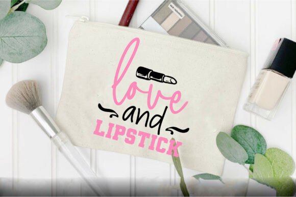 Love and Lipstick Graphics for Sophisticated T-Shirt Designs