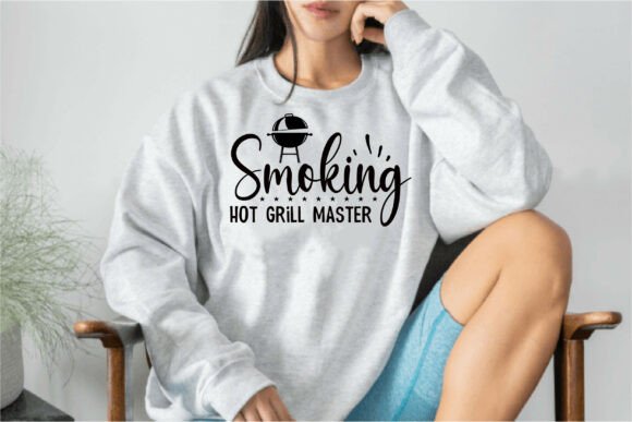 Smoking Hot Grill Master: A Bold Graphic for T-Shirt Designs