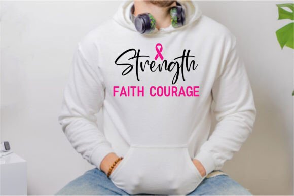 Strength Faith Courage: A Flexible Graphic Asset for T-Shirt Designs