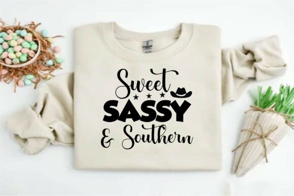 Sweet Sassy Southern Graphics: Versatile T-Shirt Design Assets