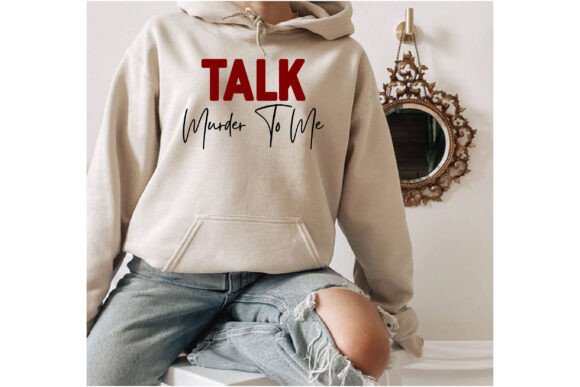 Talk Murder to Me: A Bold Graphic for T-Shirt Designs