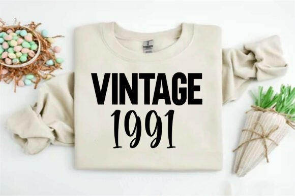 Using Vintage 1991 Graphics for Authentic T-Shirt Designs