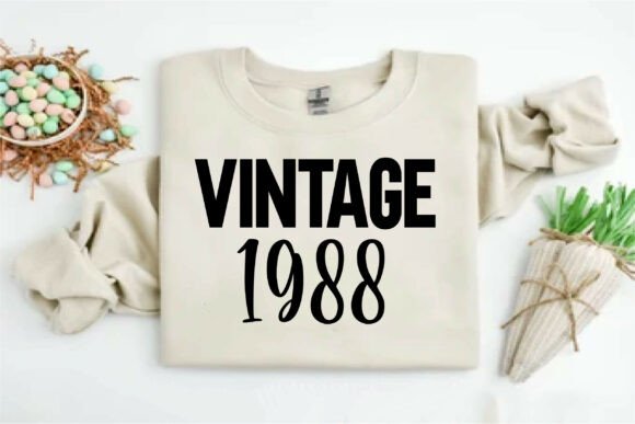 Vintage 1988 Graphics for T-Shirt Designs & Blog Assets